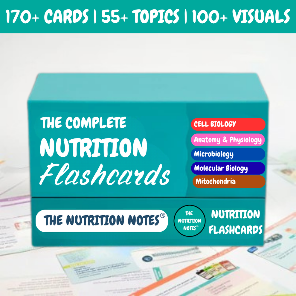 The Complete Nutrition Flashcards® – The Nutrition Notes